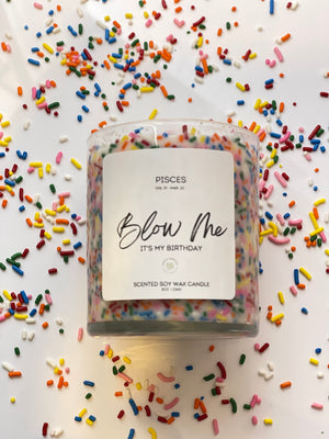 If you're looking for a birthday cake in a jar, this is it! Celebrate your special day with this sweet candle while making your home smell absolutely marvelous. "Blow me it's my birthday" is the perfect gift to give to someone you love.